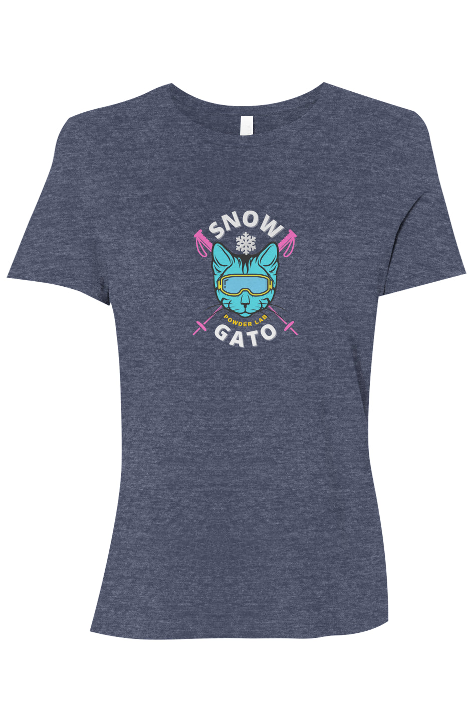 Skiing Snow Gato Tee