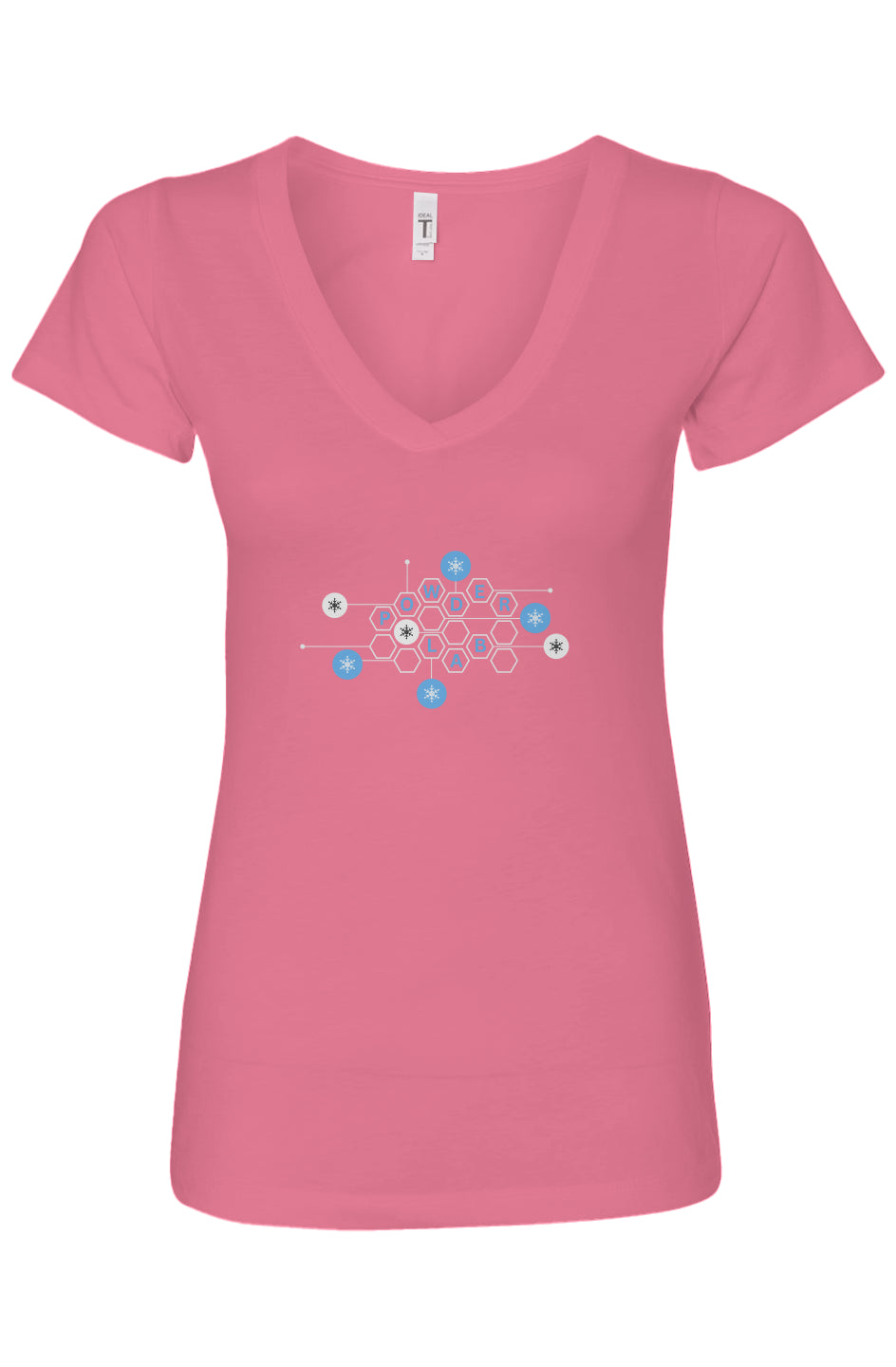 Womens PL Honeycomb V-Neck