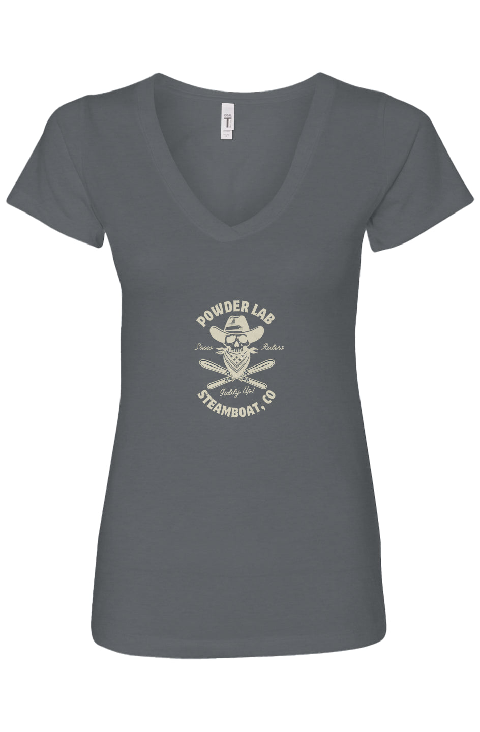 Womens Steamboat Cowboy V-Neck