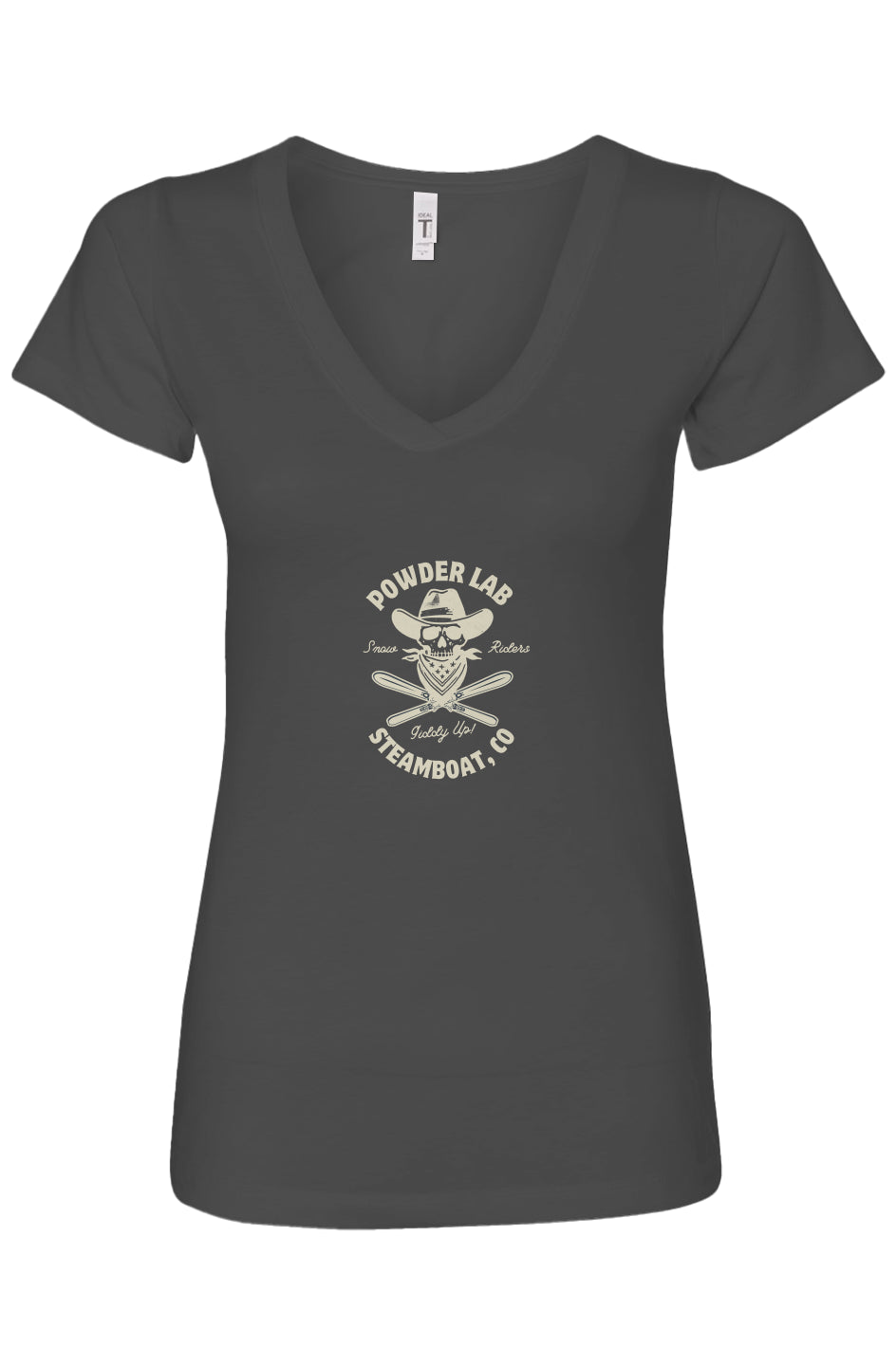 Womens Steamboat Cowboy V-Neck